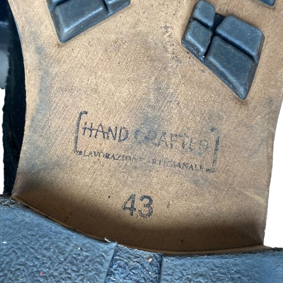 Bull Boxer Vantage 10 Leather Suede Black Biker Ankle Lace Up Boots Biker Core - Picture 9 of 15